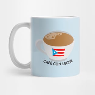 Boricua Cafe con Leche Puerto Rican Coffee Milk Latino Food Mug